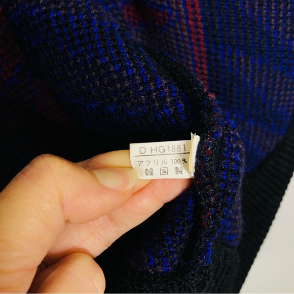 Khunming Sweater Cardigan Knit Shawl open Neck kimono southwest Jacket flames - Picture 9 of 10